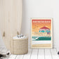 Huntington Beach Surf Poster (Sunset)