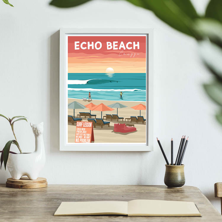 bali vintage poster wall decor