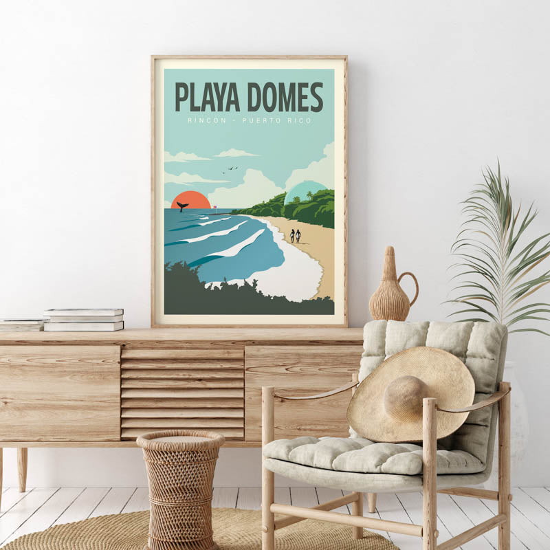 Puerto Rico Rincon Surf Print