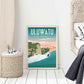 surfing poster uluwatu bali, bali coastal bedroom decor, bali surf decor